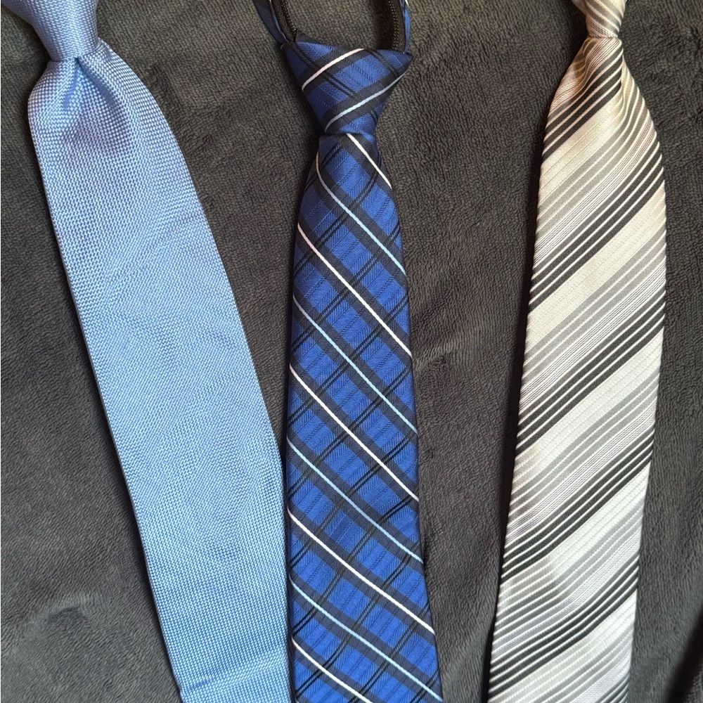 Set of Three Stylish Ties